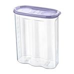 Sanec® 2 Kapaklı Ölçekli Erzak Kuru Gıda Saklama Kutusu Kabı 2,4 Litre