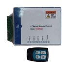SANEC 4 Kanal 220V 433 MHz Kablosuz RF Alıcılı Röle + 4 Kanal RF Uzaktan Kumanda 433mhz