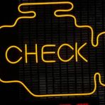 SANEC Araç Motor Arıza Lambası Neon Led Tabela