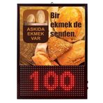 SANEC Askıda Ekmek Led Sayıcı