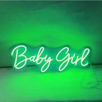SANEC Baby Girl Yazılı Neon Tabela Dekoratif Aydınlatma