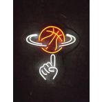 SANEC Basketbol Topu Neon Tabela Neon Yazı Dekoratif Aydınlatma