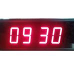 SANEC Çift Taraflı Dijital Led Duvar ve Masa Saati - Kırmızı (Kasa Ölçüleri: 16x40 cm)