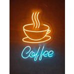 SANEC Coffee Neon Led Tabela Neon Dekoratif Duvar Aydınlatması