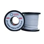 SANEC Çok Damarlı Montaj Kablosu - 22 AWG - 20 Metre - Beyaz