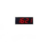 SANEC Dijital Led Duvar ve Masa Saat Derece ve Nem - Kırmızı (Kasa Ölçüsü: 12x30 cm)