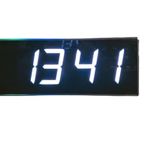 SANEC Dijital Led Duvar ve Masa Saati - Beyaz (Kasa Ölçüsü: 16x40 cm)
