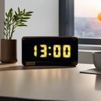 SANEC Dijital Led Duvar ve Masa Saati - Sarı (Kasa Ölçüleri: 7x17 cm)