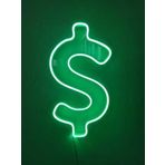 SANEC Dolar Neon Led Dekoratif Duvar Yazısı