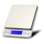 Sanec Elektronik 3 kg Kapasiteli Dijital Hassas Kantar Mutfak Tartısı Terazi - Beyaz