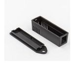 SANEC Elektronik Proje Kutusu (Ölçüleri: 72x19x20mm) - Siyah - Sensör Kutusu - Havalandırmalı
