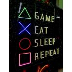 SANEC Game Eat Sleep Repeat Neon Led Tabela