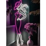 SANEC Kadın Manken Moda Neon Tabela Dekoratif Aydınlatma