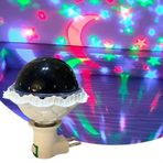 SANEC Kristal Gökyüzü Modlu Yıldızlı Hareketli 360 Derece Dönen Kristal Led Ampül