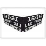 SANEC Led Tabela 16x160cm Çift Taraflı Beyaz Kayan Yazı-Wifi