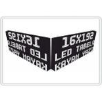 SANEC Led Tabela 16x192cm Çift Taraflı Beyaz Kayan Yazı-Wifi