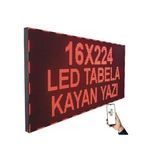 SANEC Led Tabela 16x224cm Çift Taraflı Kırmızı Kayan Yazı-Wifi