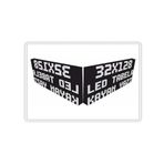 SANEC Led Tabela 32x128cm Çift Taraflı Beyaz Kayan Yazı-Wifi