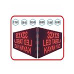 SANEC Led Tabela 32x128cm Çift Taraflı Kırmızı Kayan Yazı-Wifi