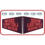 SANEC Led Tabela 32x160cm Çift Taraflı Kırmızı Kayan Yazı-Wifi