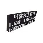 SANEC Led Tabela 48x160cm Tek Taraflı Yeşil Kayan Yazı-Wifi
