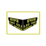 SANEC Led Tabela 64x96cm Çift Taraflı Sarı Kayan Yazı-Wifi