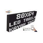 SANEC Led Tabela 80x64cm Tek Taraflı Beyaz Kayan Yazı-Wifi