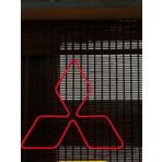 SANEC Mitsubishi Logosu Neon Led Tabela