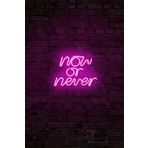 SANEC Now Or Never - Led Dekoratif Duvar Aydınlatması Neon Duvar Yazısı Sihirli Led Mesajlar N70