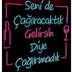 SANEC Senide Çağıracaktık Gelirsin Diye Çağırmadık Neon Led Tabela