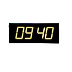 SANEC WiFi Senkronize Dijital LED Duvar ve Masa Saati – Otomatik İnternet Saat Ayarlı, Sarı LED, 16x40 cm