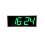 SANEC WiFi Senkronize Dijital LED Duvar ve Masa Saati – Otomatik İnternet Saat Ayarlı, Yeşil LED, 15x37 cm