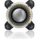Sanel 12V-24V LED Far Mercekli (Kısa Hüzme) (Gündüz Sürüş Ledli)(Yuvarlak 90*110 Mm) - Beyaz