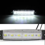 Sanel 24V 6led Beyaz Ince Dizayn Basamak Aydınlatma Side Marker Yüzey Montaj