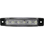 Sanel 6 LED 12 V Parmak Lamba Beyaz 10 Adet