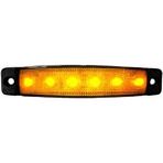 Sanel 6 LED 24 V Parmak Lamba Sarı 5 Adet