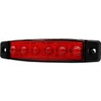 Sanel Basamak Aydınlatma Kırmızı 6led 12V SBB12R6
