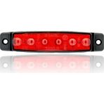 Sanel SBB24R6 Kırmızı 24V Üniversal Parmak 6 Led Basamak