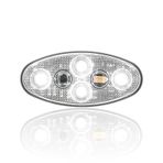 Sanel SBE24W6 Dış Mekan Uyumlu Beyaz 24V Üniversal Elips 6 Led Aydınlatma