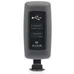 Sanel SUC7B.DG Küpteşte Montajlı Çift Çıkış 12//24V 4.2A Suc7 Usb Şarj