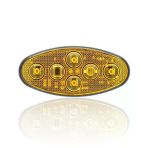 Sanell Animasyonlu 12-24V Universal Elip 4 Led Dış Makan Uyumlu Sarı Sbef4y