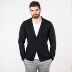San&fa Erkek Çelik Örgü Hırka - XL - Siyah