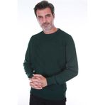 SAN&FA SIFIR YAKA ERKEK TRİKO KAZAK KOYU YEŞİL M