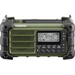 Sangean MMR-99 AM/FM-RBDS/Bluetooth/AUX/Hava Durumu/Çok Güçlü Dijital Tuning Acil Durum Radyosu, Orman Yeşili