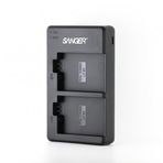 Sanger LP-E6 Canon İkili USB Şarj Aleti Cihazı
