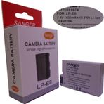 SANGER Lp-E8 Canon 650D Fotoğraf Makinesi Için Lp-E8, Batarya
