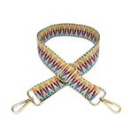 Sangs de Çanta 3,8 cm Çanta Askıları, Etnik Değiştirilmiş Omuz Askısı 80-130 Ayarlanabilir Omuz Bandı Kadın Çantası Aksesuarları Geniş Omuz Askısı (Renk: 16-Renkli Mavi, Boyut: