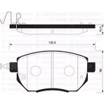 SANGSIN ÖN FREN BALATA NISSAN MURANO 3.5L VQ35 Z50 2003-2008 / INFINITI FX35 FX45 02- 41060CG00J 41060CG091 WVA23834