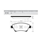 SANGSING SP1413 Fren Balatası Ön Megane II 02-05 Scenic 03- Grand Scenic II 04-