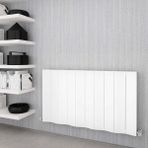 Sanica Asimetrik Dizayn Radyatör Beyaz Yatay (Double) 600*821 mm - 600 x 821 mm